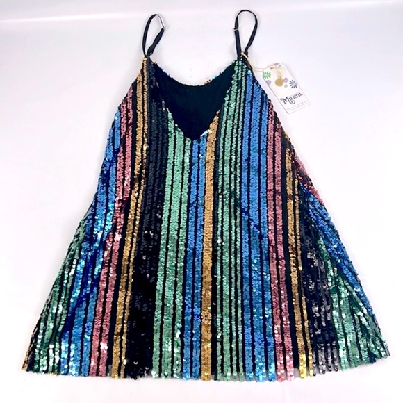 Show Me Your MuMu Vivian Sequined Mini Dress - Picture 7 of 12